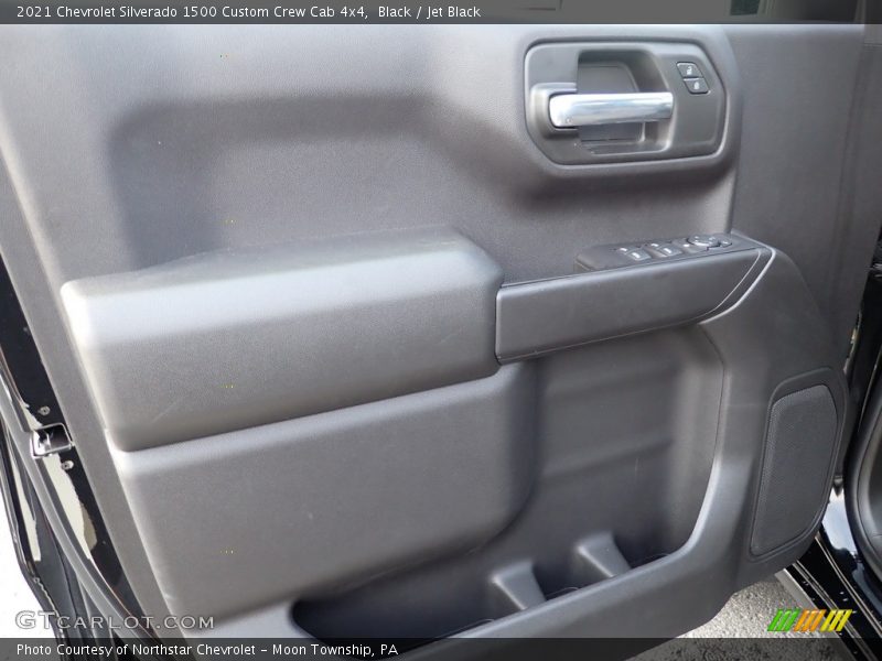 Black / Jet Black 2021 Chevrolet Silverado 1500 Custom Crew Cab 4x4