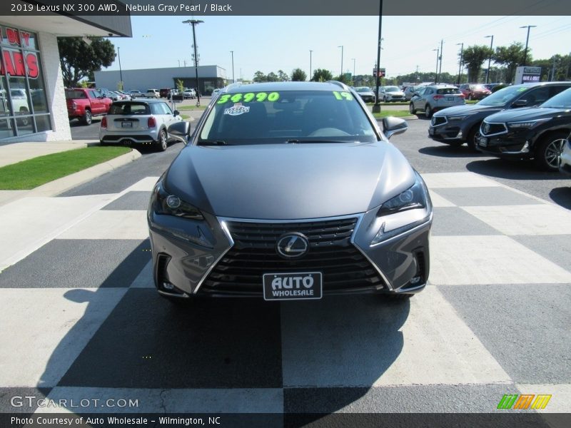Nebula Gray Pearl / Black 2019 Lexus NX 300 AWD