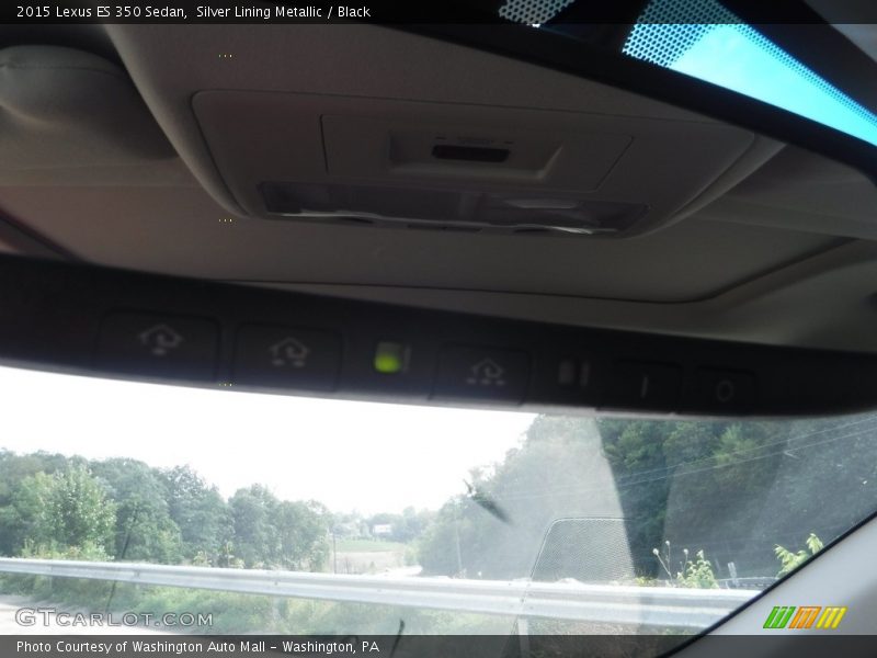 Silver Lining Metallic / Black 2015 Lexus ES 350 Sedan