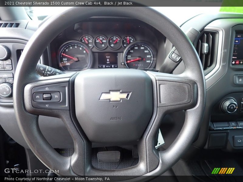  2021 Silverado 1500 Custom Crew Cab 4x4 Steering Wheel