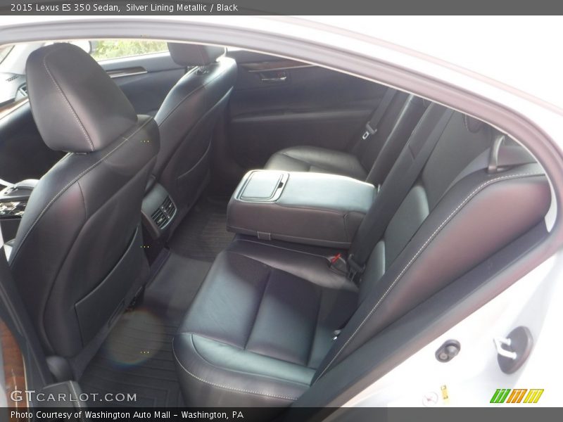 Rear Seat of 2015 ES 350 Sedan