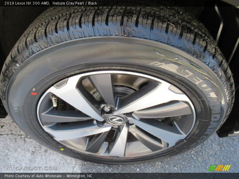 Nebula Gray Pearl / Black 2019 Lexus NX 300 AWD