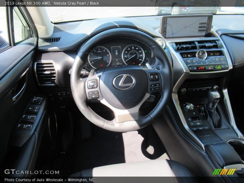 Nebula Gray Pearl / Black 2019 Lexus NX 300 AWD
