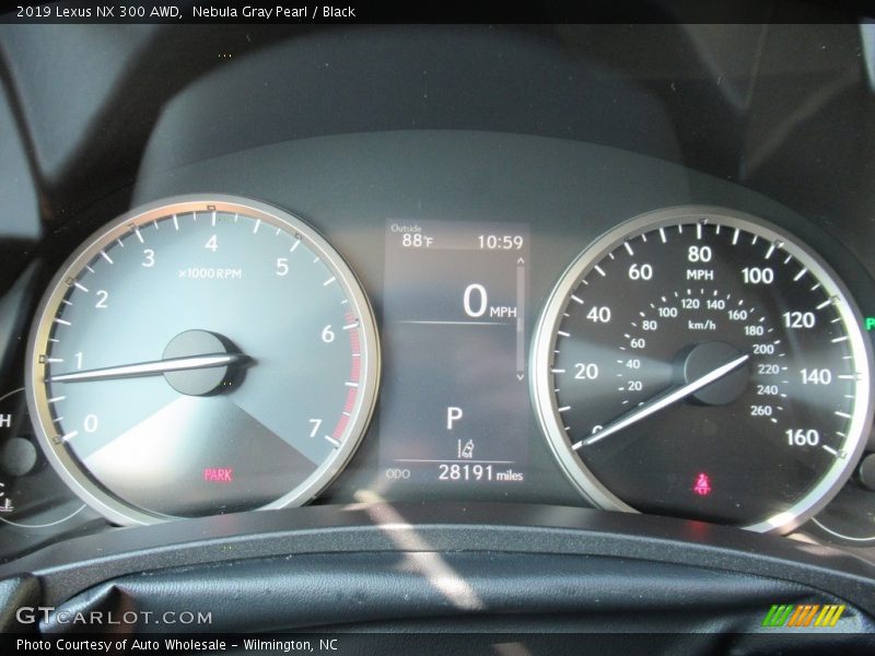 Nebula Gray Pearl / Black 2019 Lexus NX 300 AWD