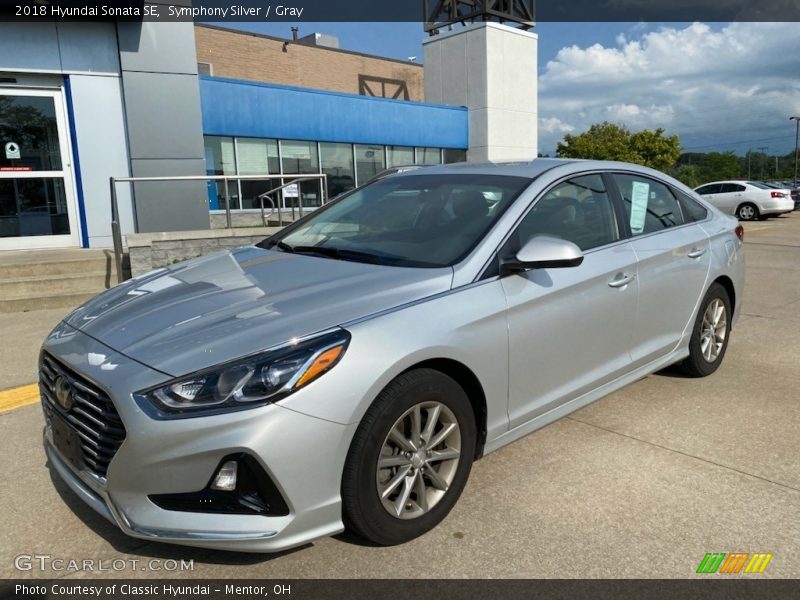 Symphony Silver / Gray 2018 Hyundai Sonata SE