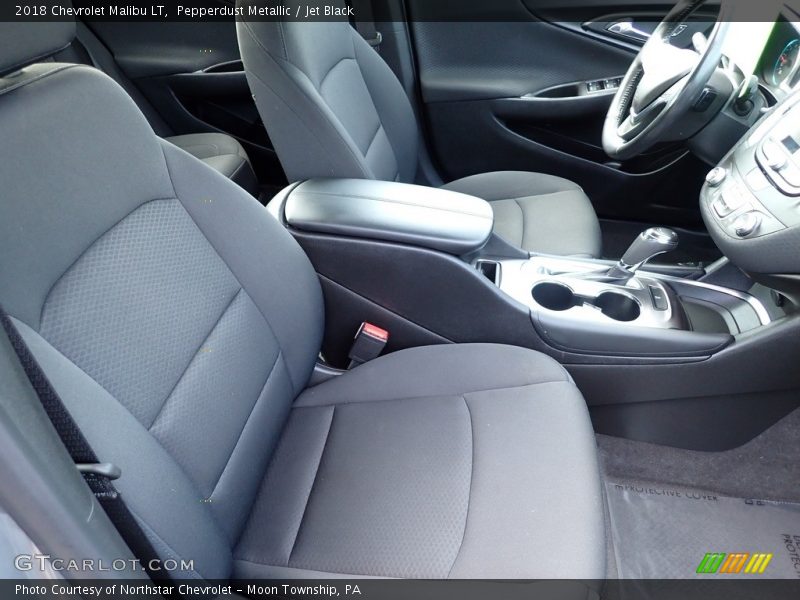 Pepperdust Metallic / Jet Black 2018 Chevrolet Malibu LT