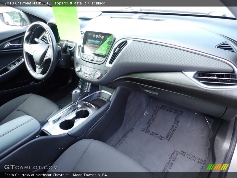 Pepperdust Metallic / Jet Black 2018 Chevrolet Malibu LT