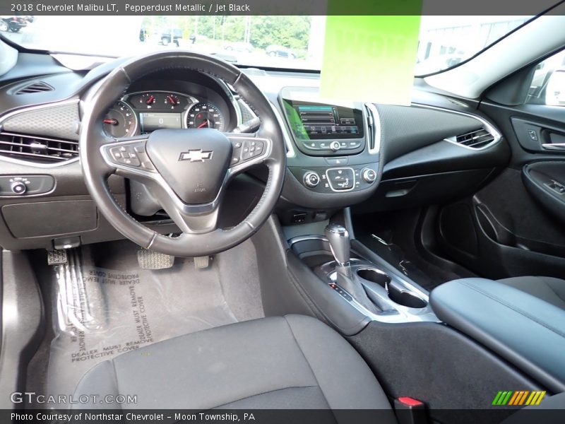 Pepperdust Metallic / Jet Black 2018 Chevrolet Malibu LT