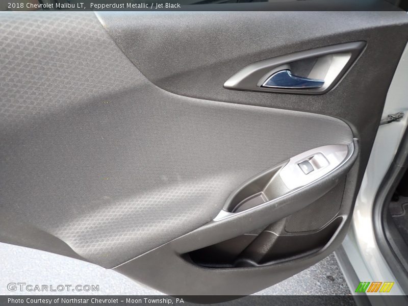 Pepperdust Metallic / Jet Black 2018 Chevrolet Malibu LT