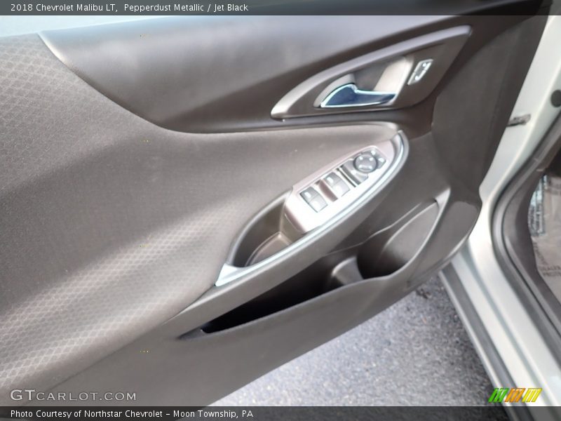 Pepperdust Metallic / Jet Black 2018 Chevrolet Malibu LT