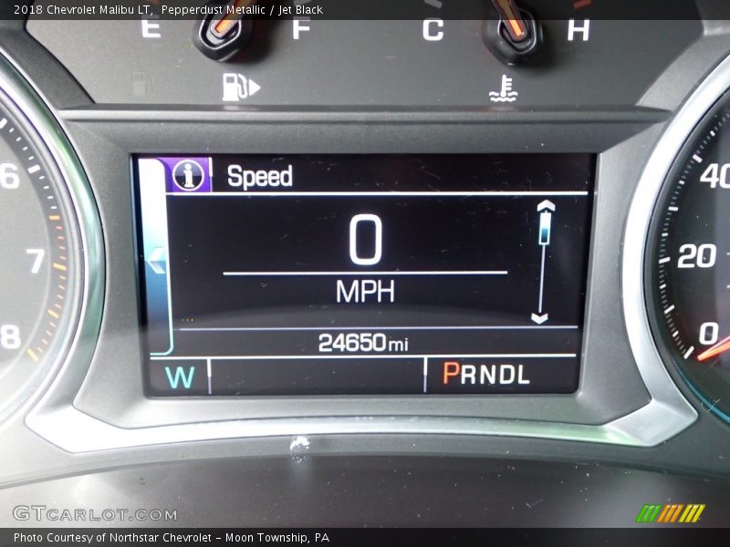 Pepperdust Metallic / Jet Black 2018 Chevrolet Malibu LT