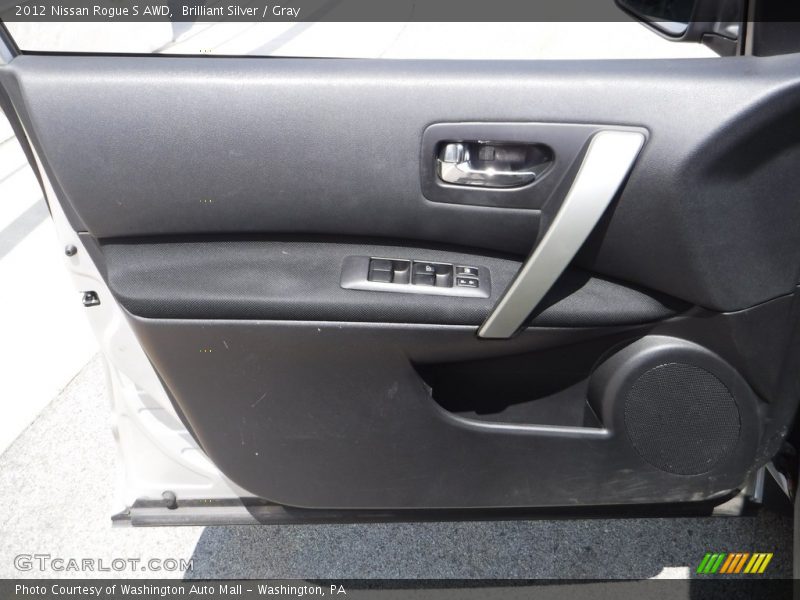 Brilliant Silver / Gray 2012 Nissan Rogue S AWD