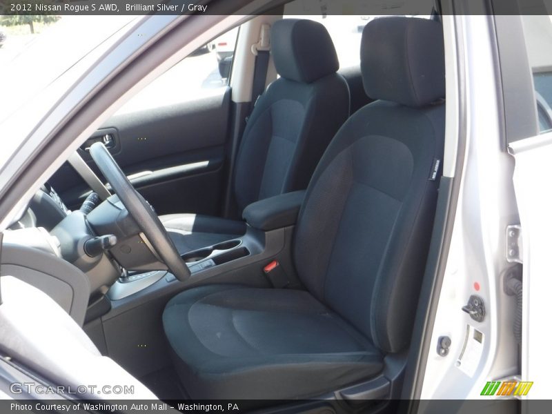 Brilliant Silver / Gray 2012 Nissan Rogue S AWD