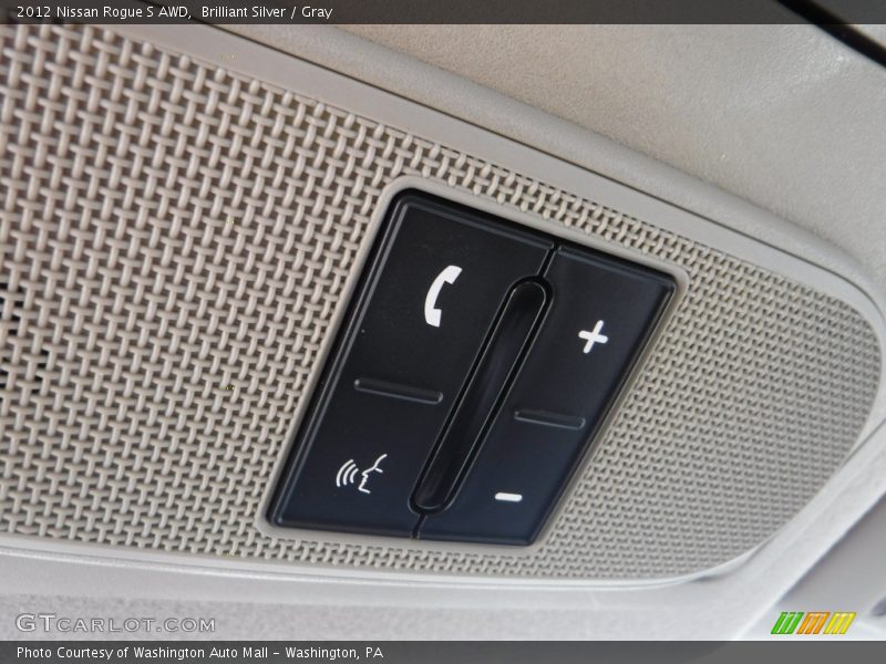 Brilliant Silver / Gray 2012 Nissan Rogue S AWD