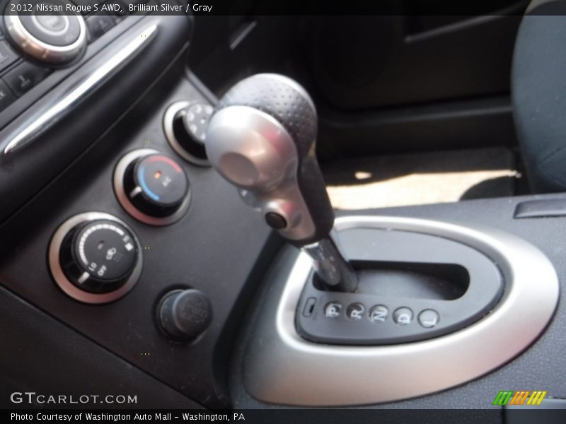 Brilliant Silver / Gray 2012 Nissan Rogue S AWD
