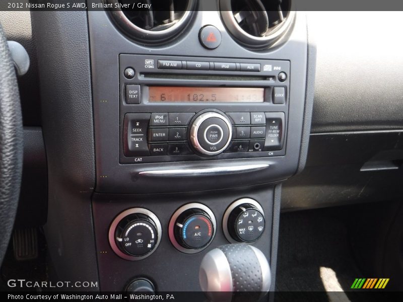 Brilliant Silver / Gray 2012 Nissan Rogue S AWD