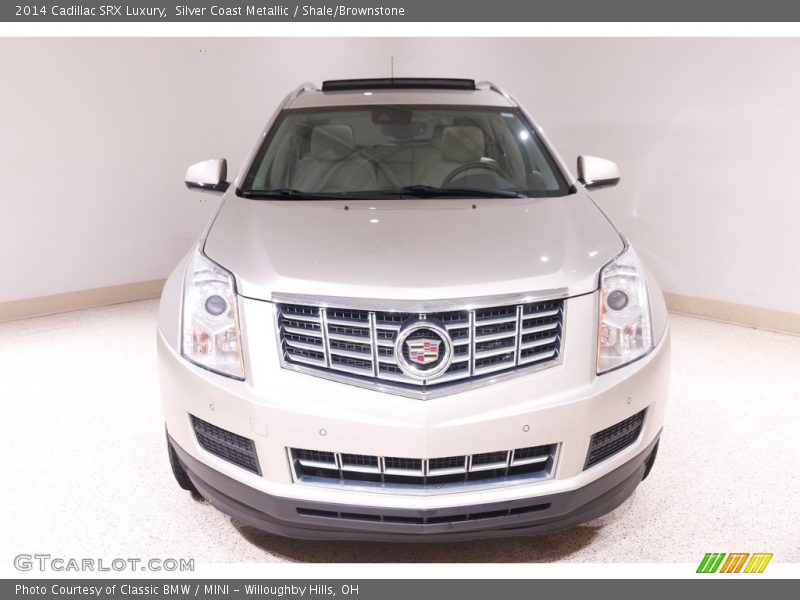 Silver Coast Metallic / Shale/Brownstone 2014 Cadillac SRX Luxury