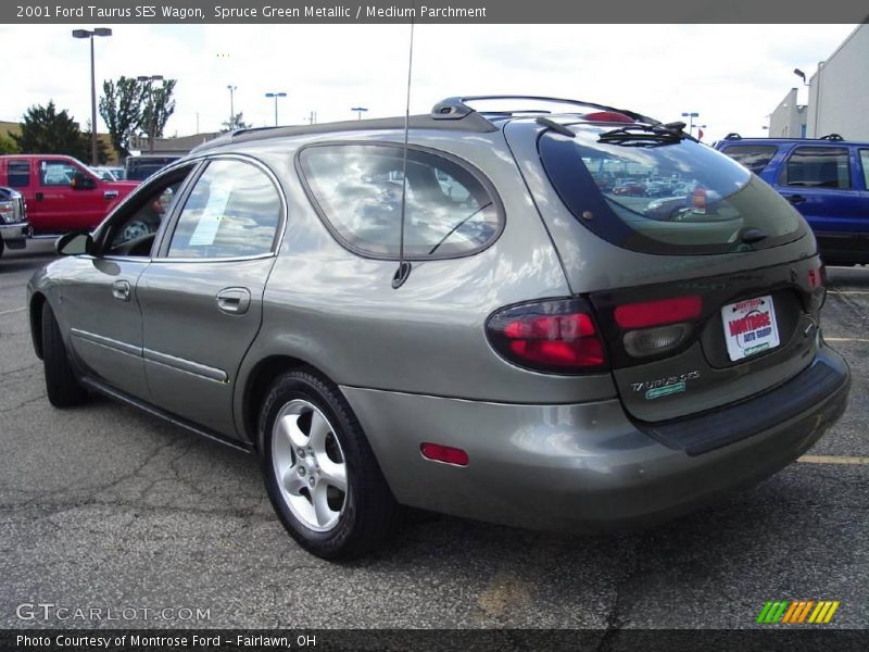 Spruce Green Metallic / Medium Parchment 2001 Ford Taurus SES Wagon