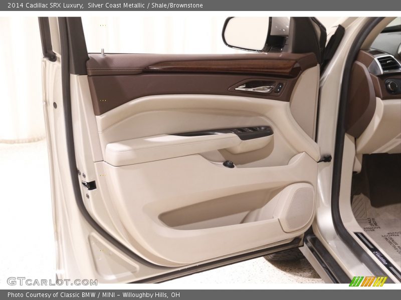 Silver Coast Metallic / Shale/Brownstone 2014 Cadillac SRX Luxury