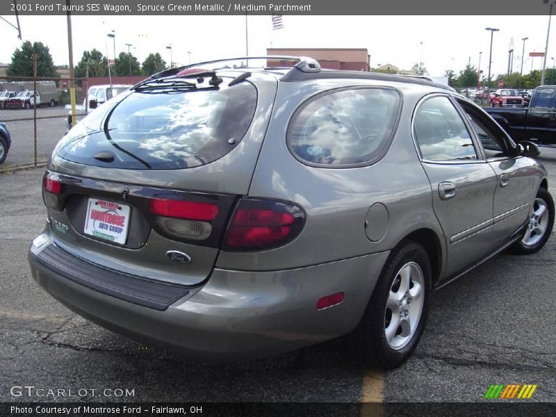 Spruce Green Metallic / Medium Parchment 2001 Ford Taurus SES Wagon
