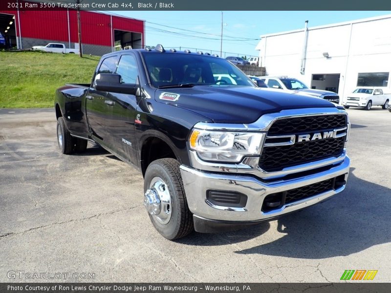 Black / Black 2021 Ram 3500 Tradesman Crew Cab 4x4