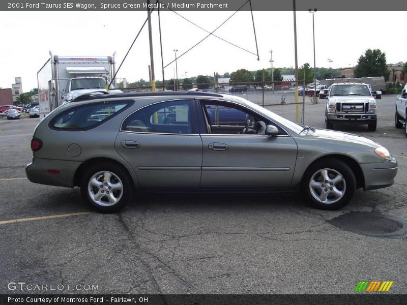 Spruce Green Metallic / Medium Parchment 2001 Ford Taurus SES Wagon
