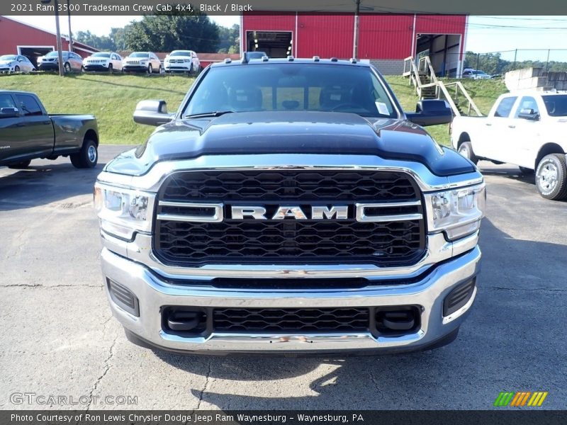 Black / Black 2021 Ram 3500 Tradesman Crew Cab 4x4