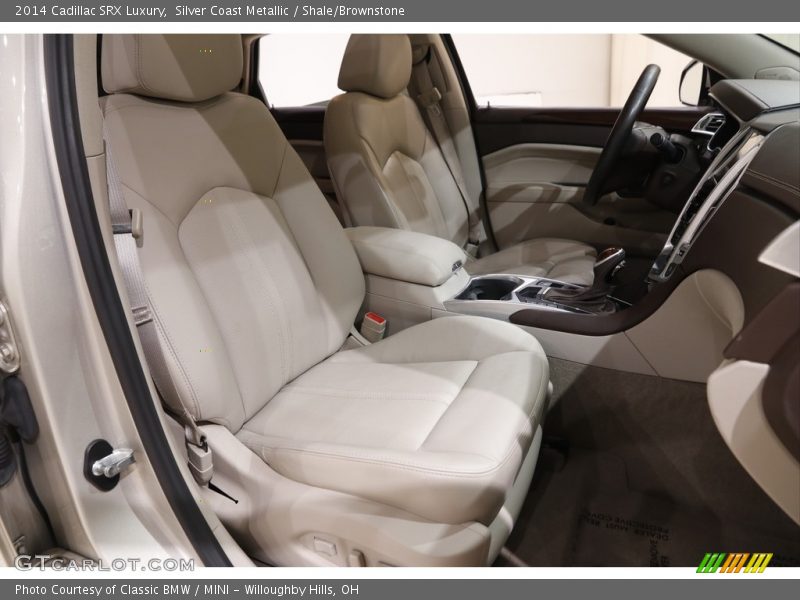 Silver Coast Metallic / Shale/Brownstone 2014 Cadillac SRX Luxury