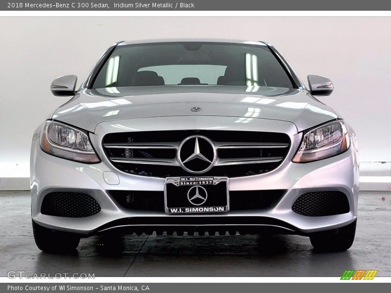 Iridium Silver Metallic / Black 2018 Mercedes-Benz C 300 Sedan