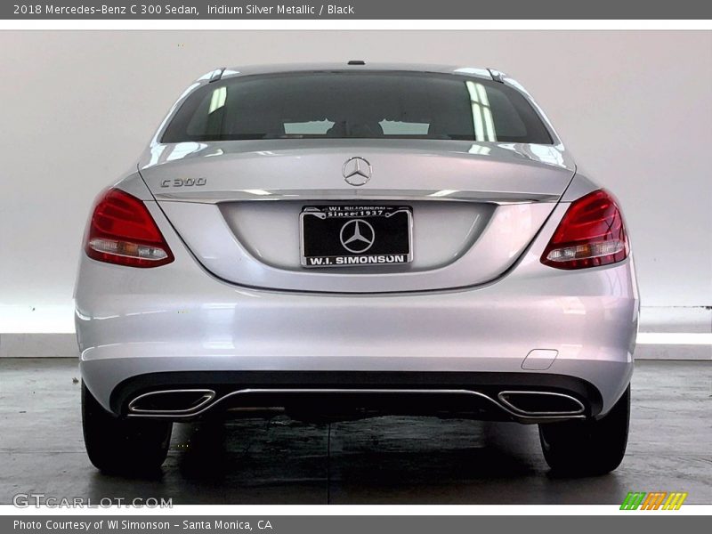 Iridium Silver Metallic / Black 2018 Mercedes-Benz C 300 Sedan