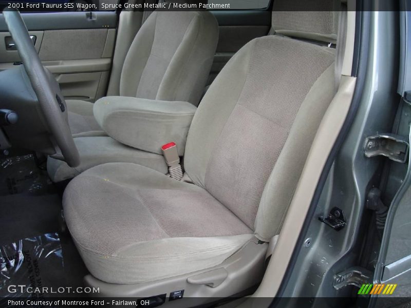 Spruce Green Metallic / Medium Parchment 2001 Ford Taurus SES Wagon