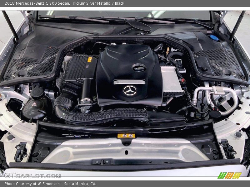 Iridium Silver Metallic / Black 2018 Mercedes-Benz C 300 Sedan