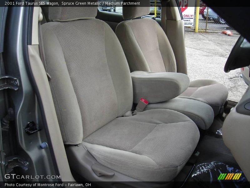 Spruce Green Metallic / Medium Parchment 2001 Ford Taurus SES Wagon