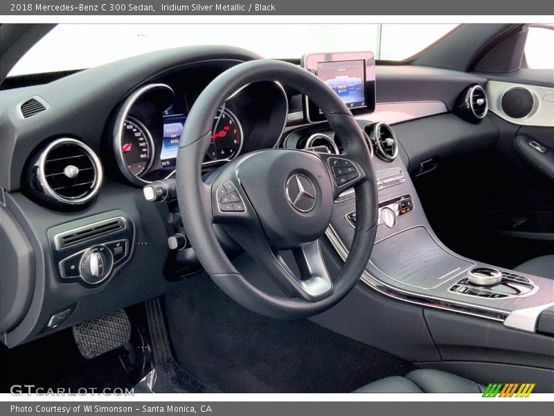 Iridium Silver Metallic / Black 2018 Mercedes-Benz C 300 Sedan
