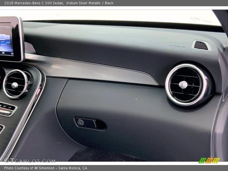 Iridium Silver Metallic / Black 2018 Mercedes-Benz C 300 Sedan