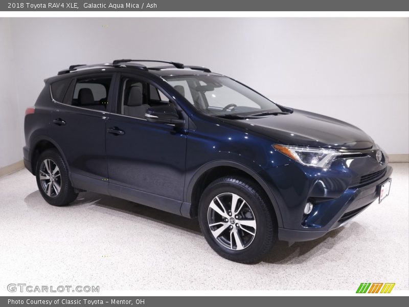 Galactic Aqua Mica / Ash 2018 Toyota RAV4 XLE