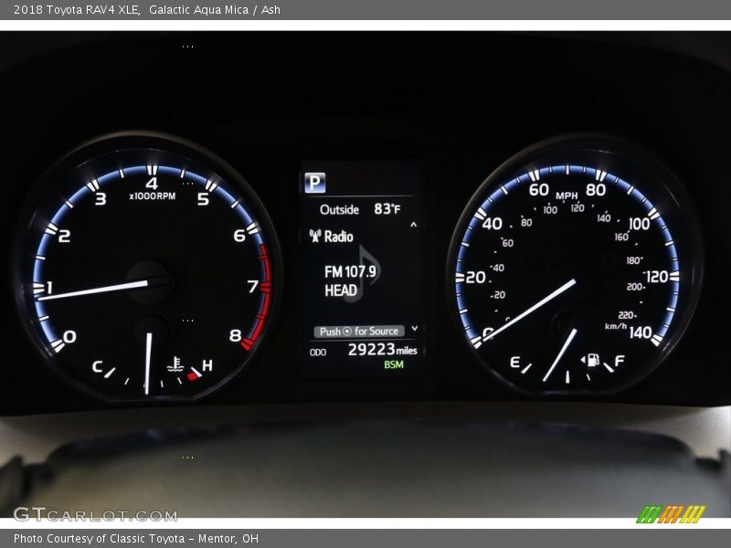 Galactic Aqua Mica / Ash 2018 Toyota RAV4 XLE