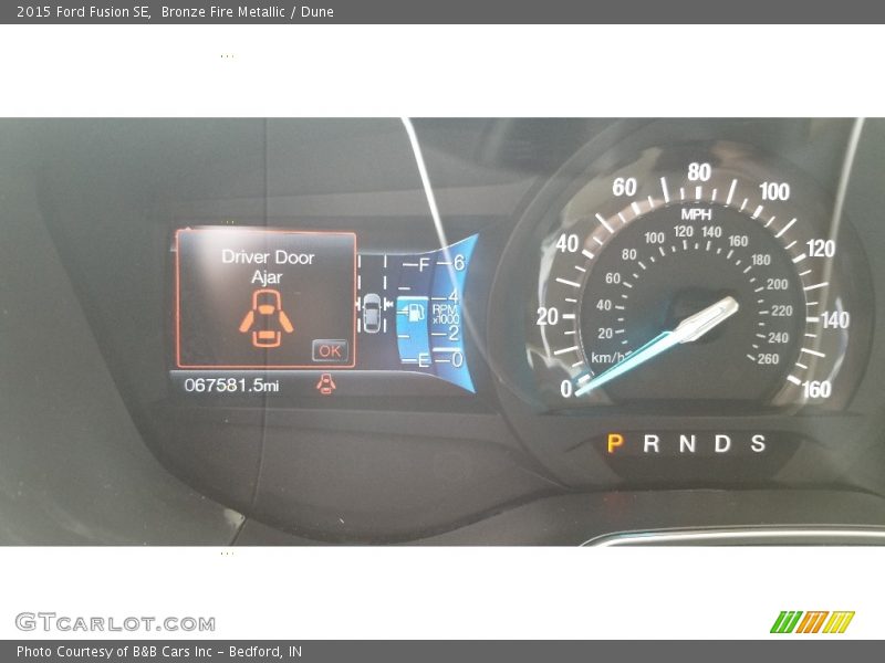 Bronze Fire Metallic / Dune 2015 Ford Fusion SE
