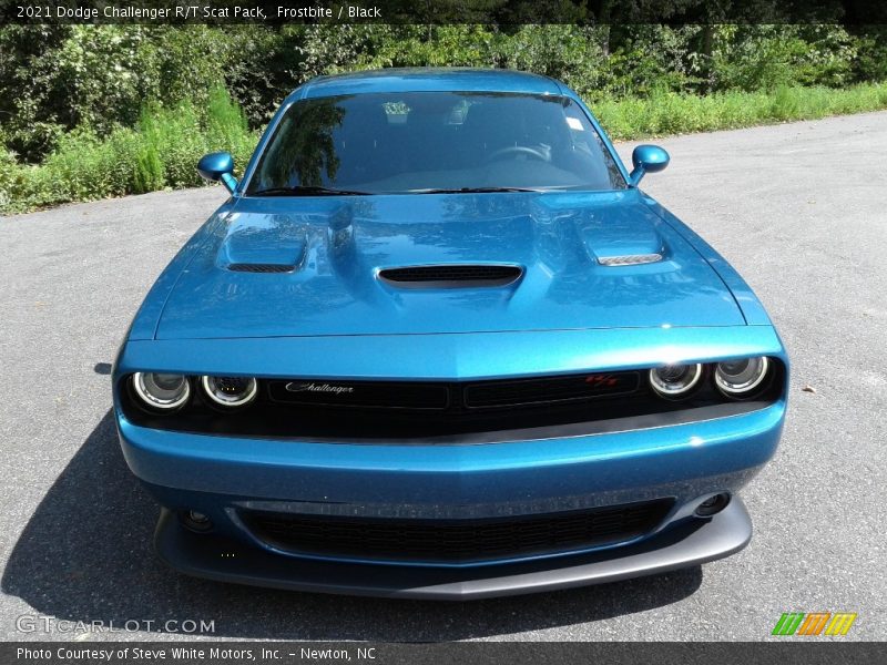Frostbite / Black 2021 Dodge Challenger R/T Scat Pack