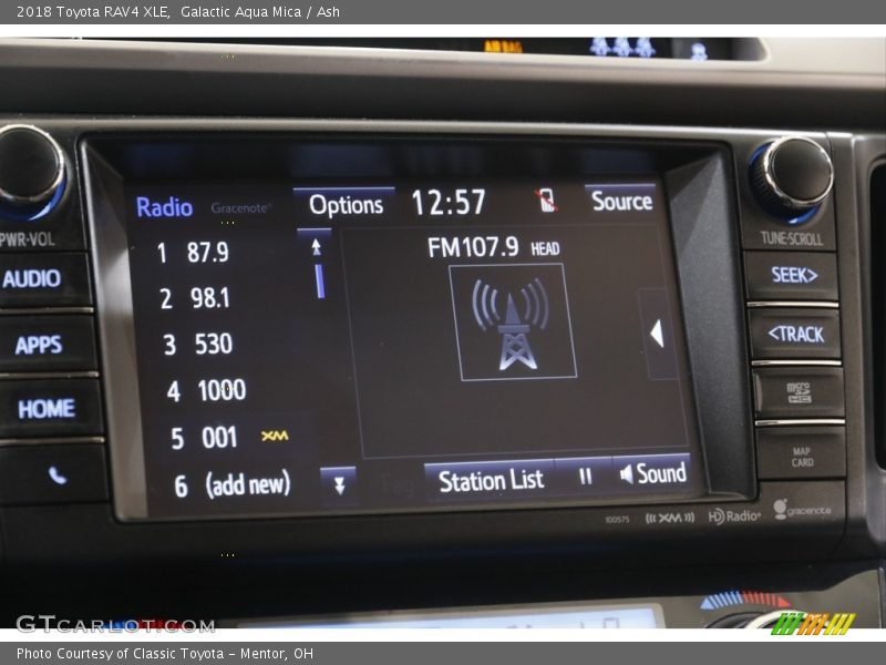 Galactic Aqua Mica / Ash 2018 Toyota RAV4 XLE
