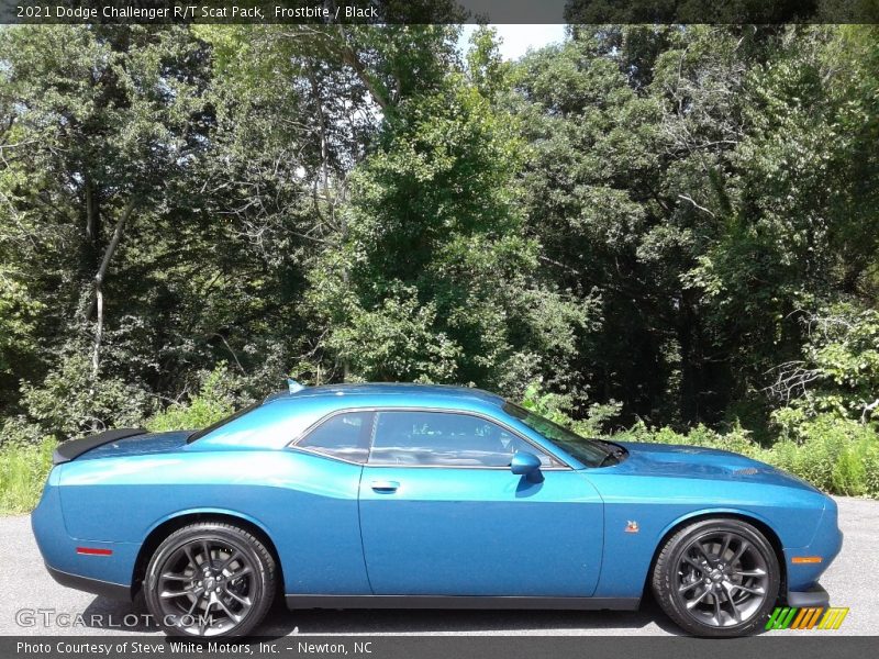 Frostbite / Black 2021 Dodge Challenger R/T Scat Pack