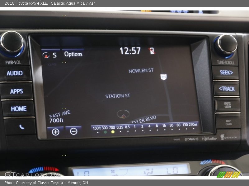 Galactic Aqua Mica / Ash 2018 Toyota RAV4 XLE