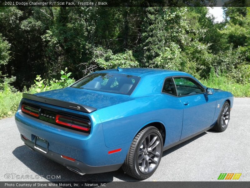 Frostbite / Black 2021 Dodge Challenger R/T Scat Pack