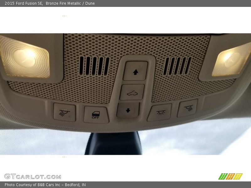 Bronze Fire Metallic / Dune 2015 Ford Fusion SE