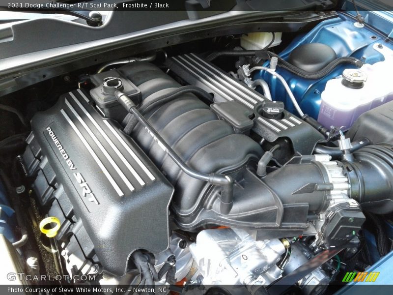 Frostbite / Black 2021 Dodge Challenger R/T Scat Pack
