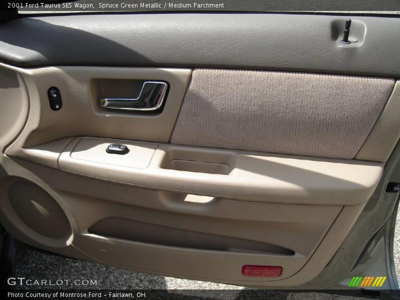 Spruce Green Metallic / Medium Parchment 2001 Ford Taurus SES Wagon