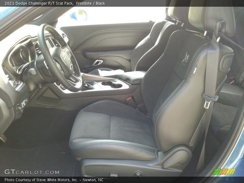 Frostbite / Black 2021 Dodge Challenger R/T Scat Pack