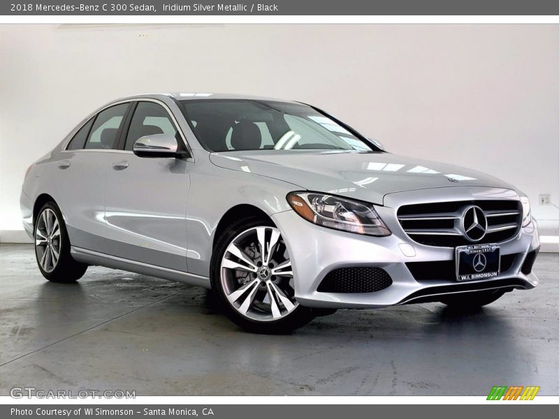 Iridium Silver Metallic / Black 2018 Mercedes-Benz C 300 Sedan