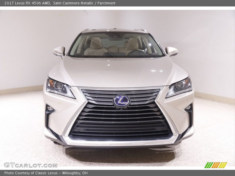 Satin Cashmere Metallic / Parchment 2017 Lexus RX 450h AWD