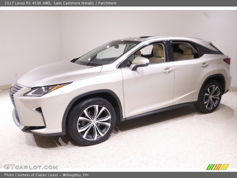 Satin Cashmere Metallic / Parchment 2017 Lexus RX 450h AWD